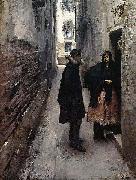 John Singer Sargent A Street in Venice oil painting artist